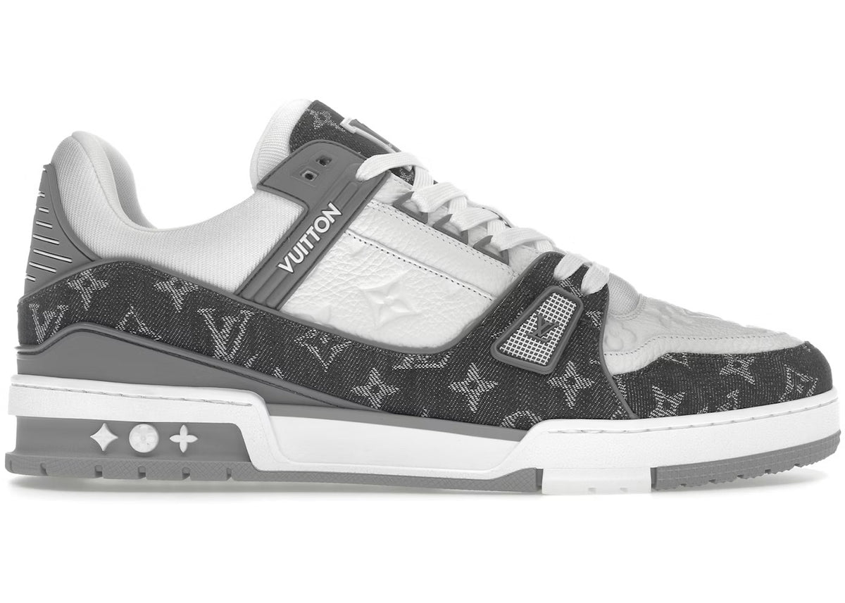 Louis Vuitton Trainer Monogram Grey White