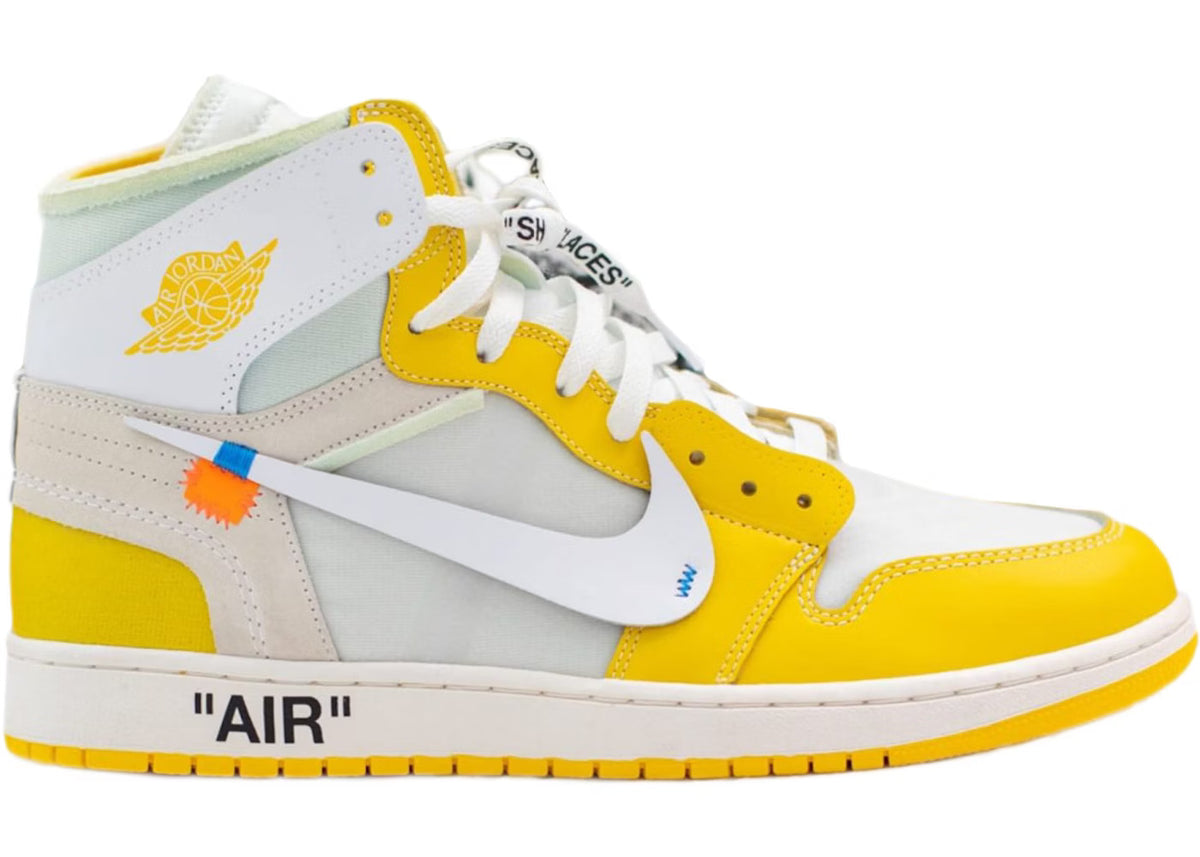 Off White Jordan 1 Canary Yellow