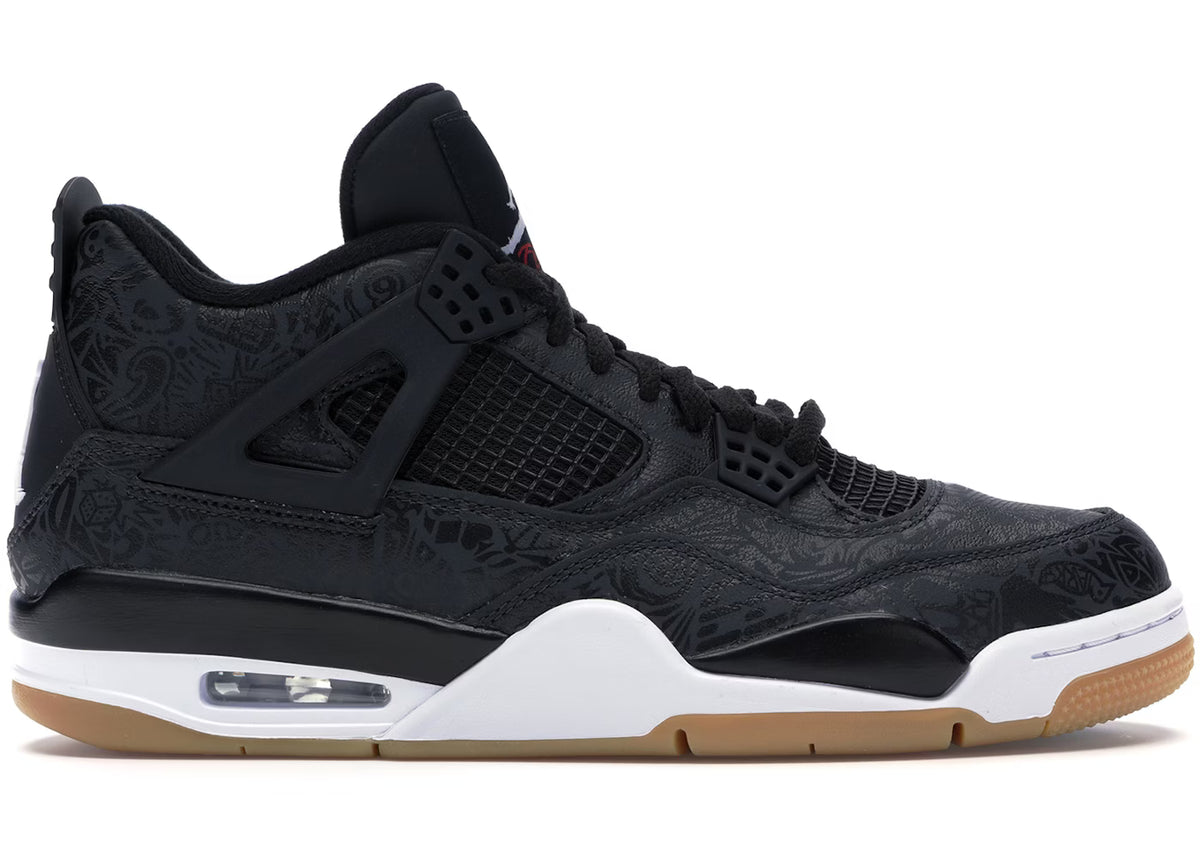 Jordan 4 Laser Black Gum