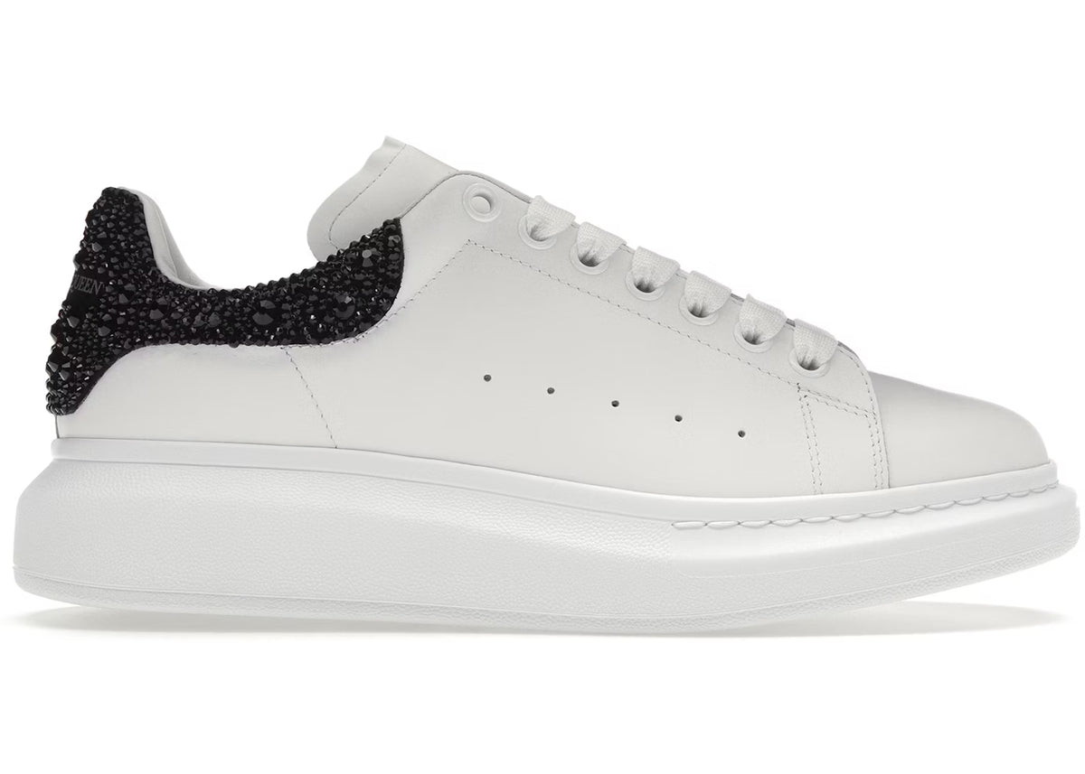 Alexander McQueen White Black Crystal
