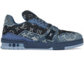 Louis Vuitton Trainer Blue Patchwork Monogram