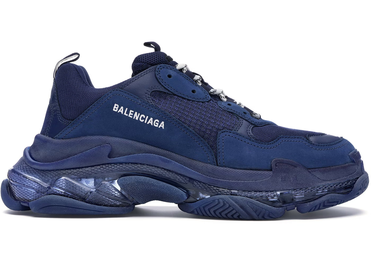 Balenciaga Triple S Navy (Clear Sole)