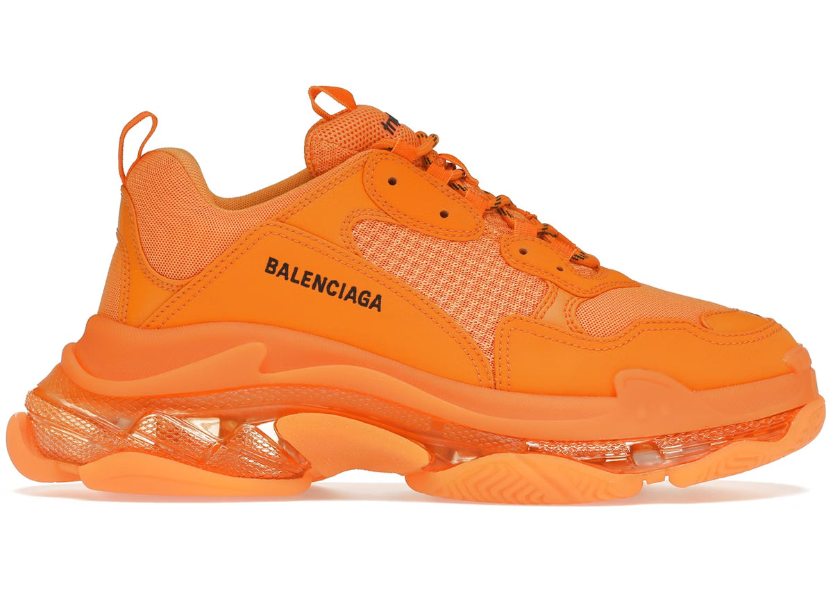 Balenciaga Triple S Orange (Clear Sole)