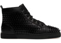Christian Louboutin High Full Black Spikes