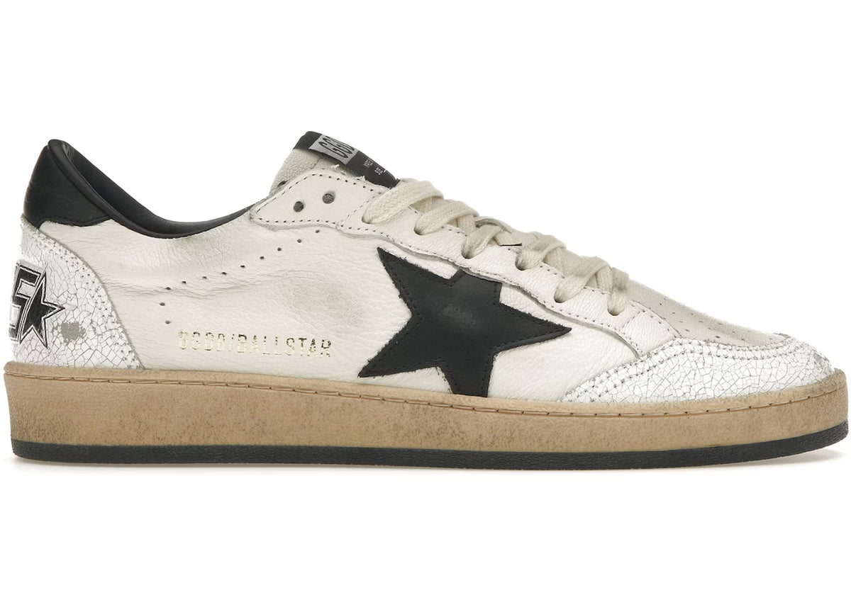 Golden Goose Star Ball White Black