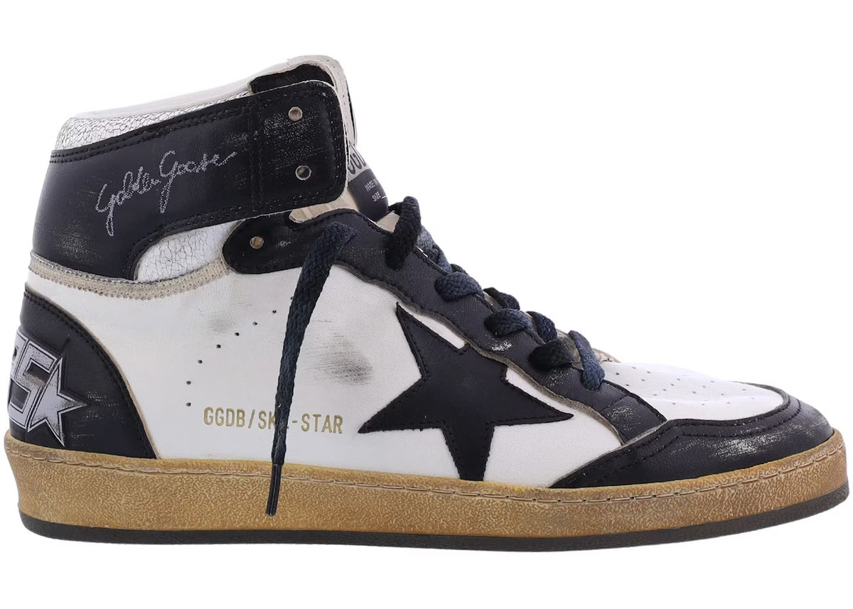 Golden Goose White Black Ice High