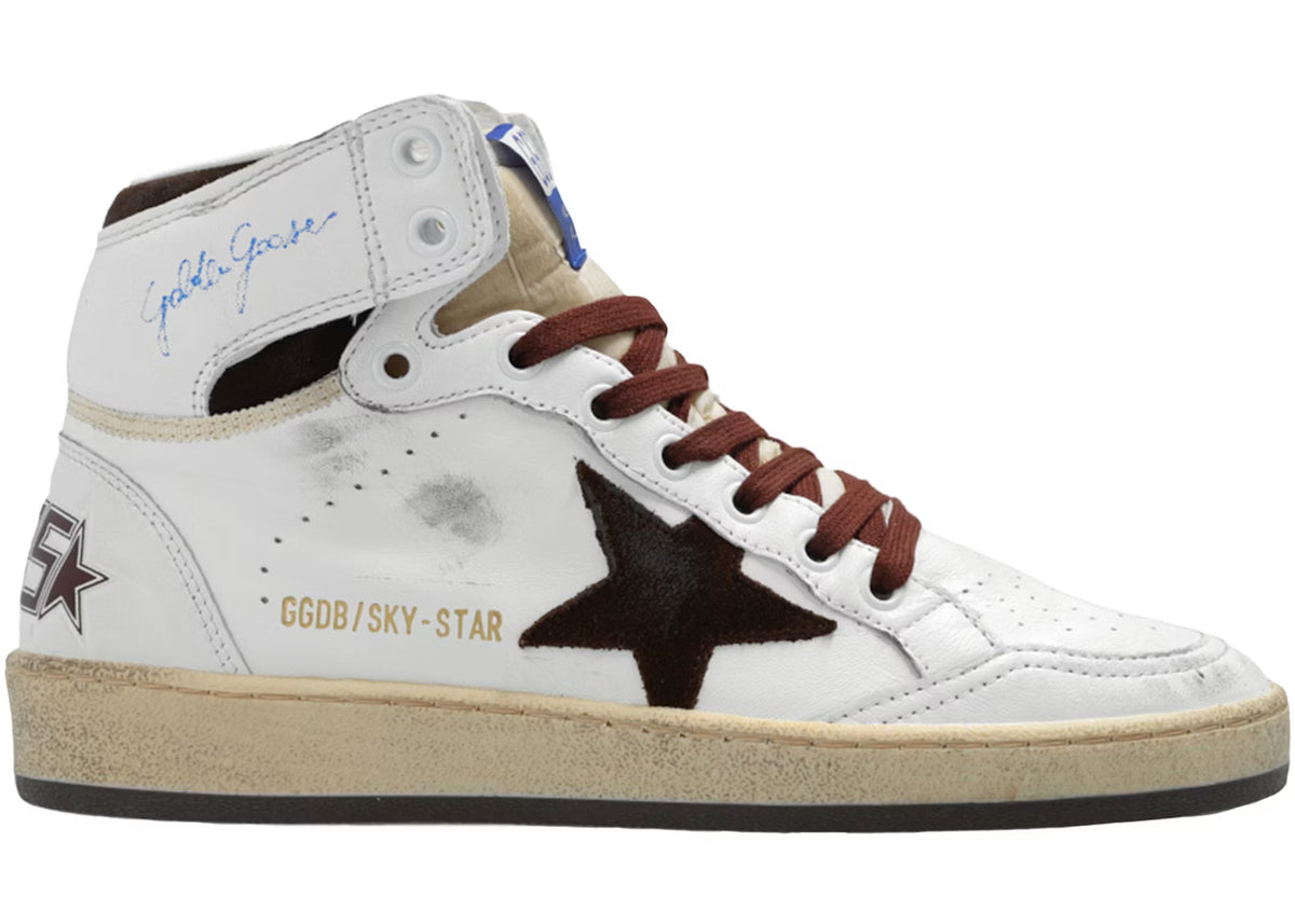 Golden Goose White Cocolate Suede