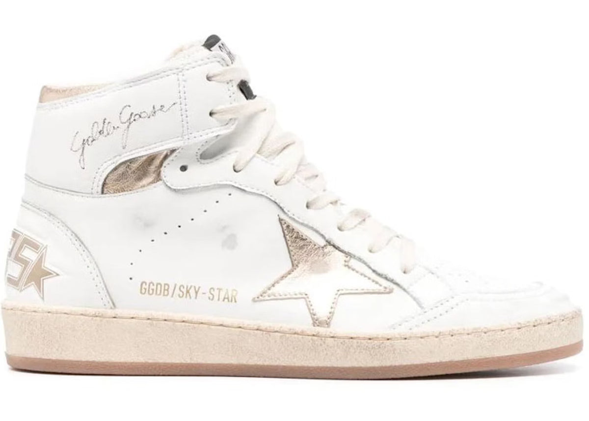 Golden Goose White Gold High