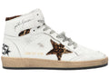 Golden Goose White White Leopard