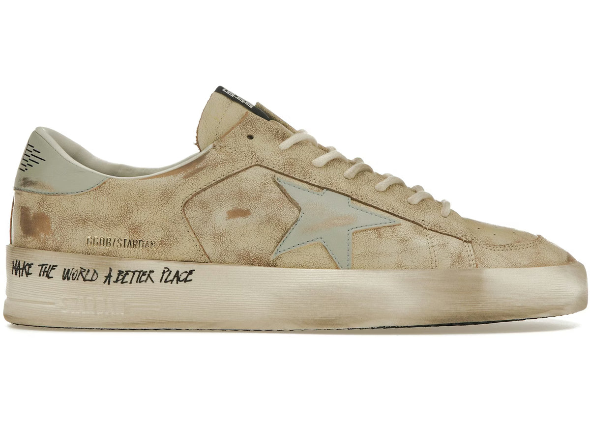 Golden Goose White Vintage Light Blue