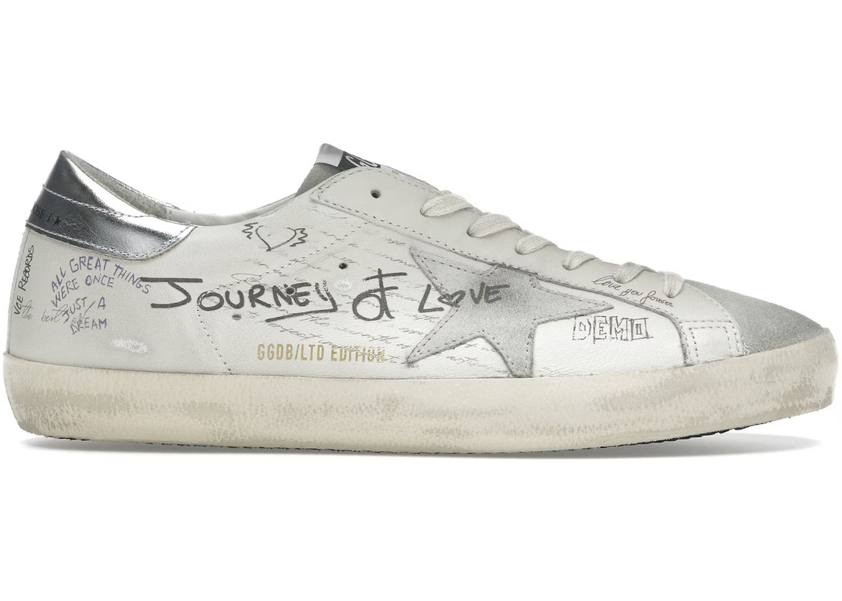 Golden Goose White Ice Silver