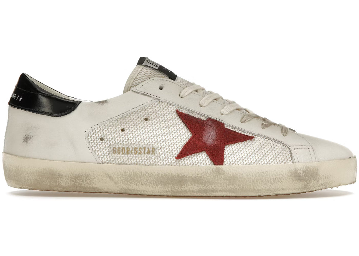 Golden Goose White Red Black