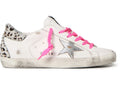 Golden Goose White Silver Pink Leopard