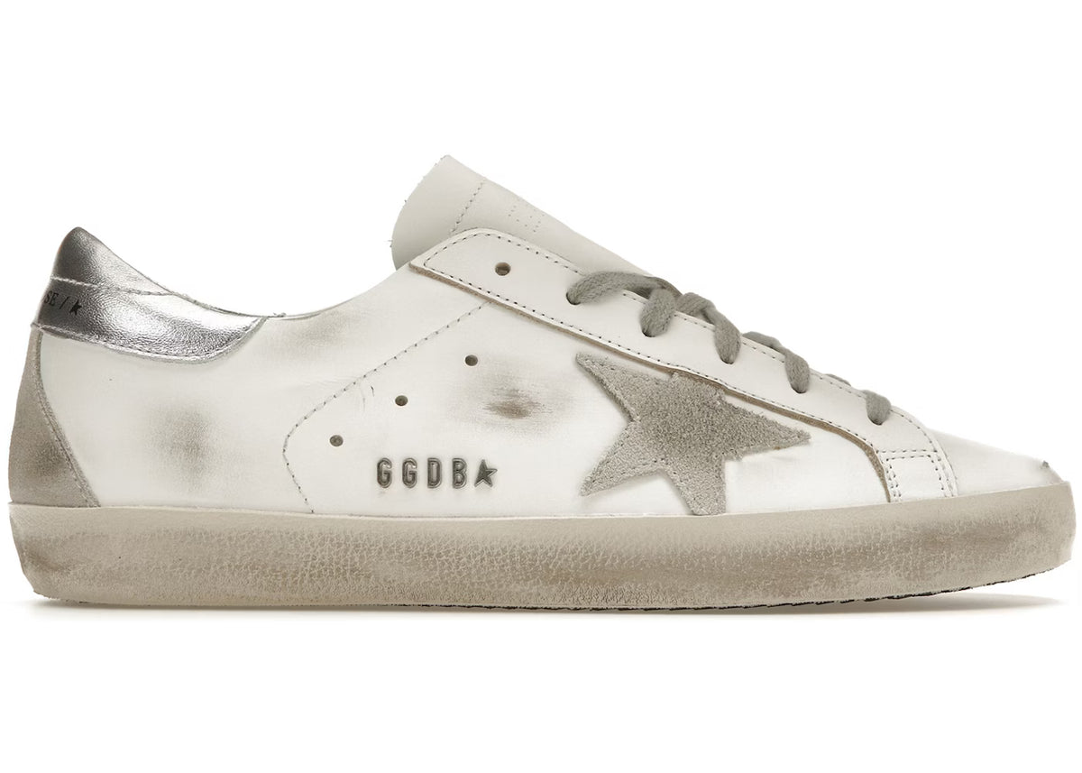 Golden Goose White Silver