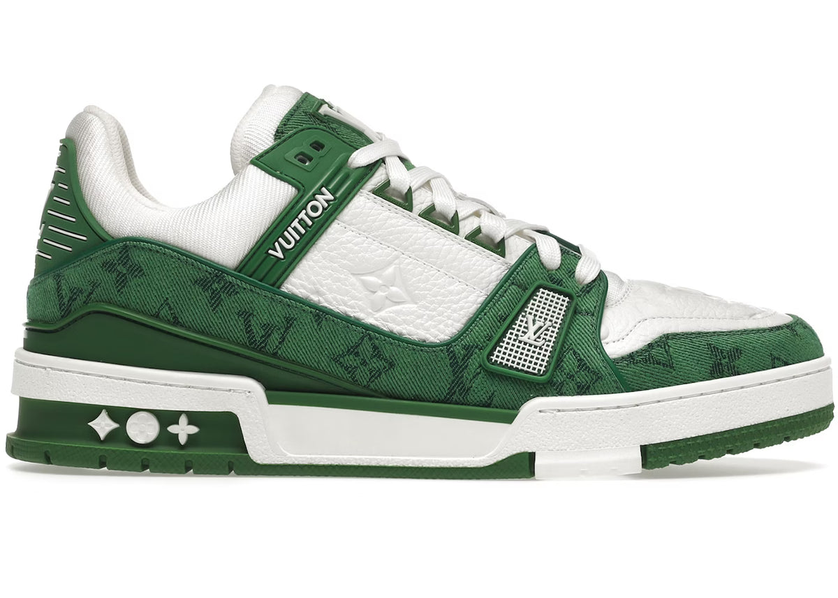 Louis Vuitton Trainer White Green