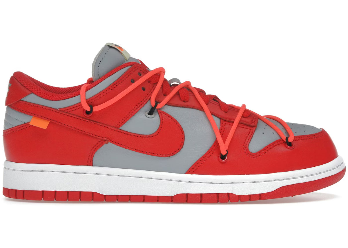 Off White x Nike Dunk Low University Red
