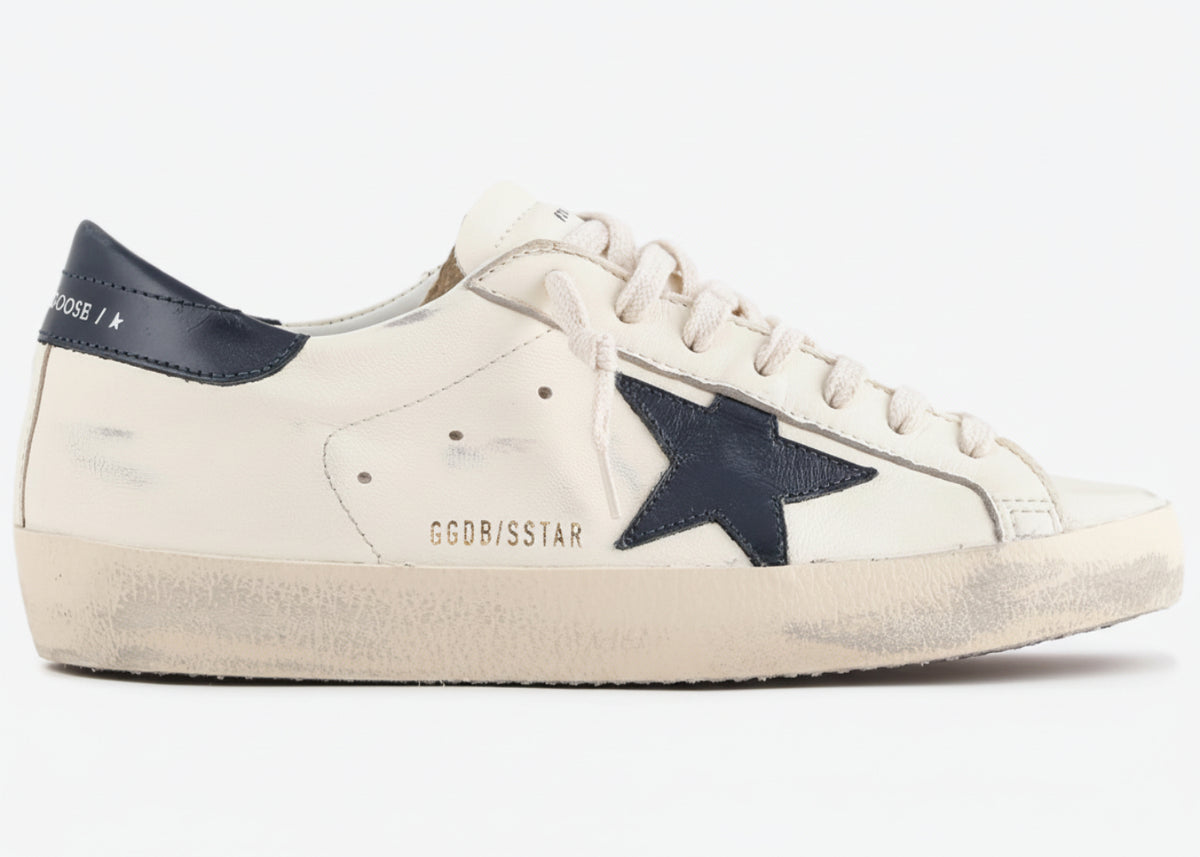 Golden Goose White Night Blue