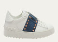 Valentino Garavani X Rockstud White Gold Blue Trape